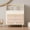 White, variant on NTGFU Large Cosmetic Storage Box Dustproof and Waterproof. Display Case with Drawers Countertop Vanity Organizer for Skincare, Lipsticks, Perfume – Bathroom Cosmetic Storage Display Box - Green