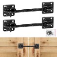 thumbnail image 1 of Yescom 2 Pcs 4 1/2" Sliding Barn Door Lock Latch Hook & Eye Cast Copper Hardware for Wood Doors Window Gate Cabinet Yescom Modern, 1 of 6