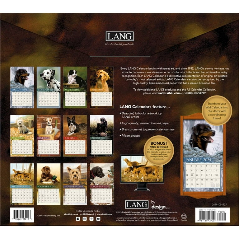 Lang Companies, Love Of Dogs 2024 Wall Calendar - Walmart.com