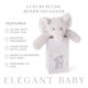 thumbnail image 5 of Manta de apego de peluche Lucky the Elephant de Elegant Baby, 5 of 8