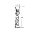 thumbnail image 2 of Double Clip-On Sign Holder-Clear, 10-Pack, 2 of 5