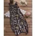 thumbnail image 1 of Nouveau Boho Robe Décontractée en Vrac Robes Florales Impression Spaghetti Sangle Robe de Bal de Bord de Mer, 1 of 3