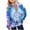 Navy, variant on WOYY Toddler Girls Tie Dyed Hoodie Soft Loose Pullover Hooded Sweatshirt for Girls