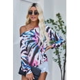 thumbnail image 1 of ABPHQTO Sudadera de mujer en mezcla de algodón con efecto tie-dye de color blanco, 1 of 5
