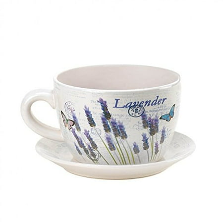 Large Decorative Outdoor Pots Teacup Garden Planter, Large Teacup Decorative Outdoor Planters Ceramic, This large ceramic pot planter bowl with exquisite beauty and charming style! By Summerfield Terrace from USA ()