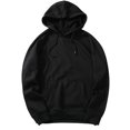 thumbnail image 1 of Sudadera Unisex Modelo Canguro Liso Marrón Claro con Capucha y Bolsillo Deng Xun unisex, 1 of 2