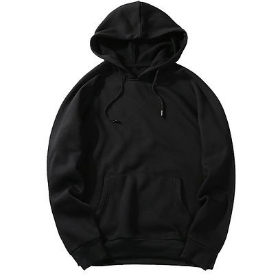 Sudadera Unisex Modelo Canguro Liso Marrón Claro con Capucha y Bolsillo Deng Xun unisex