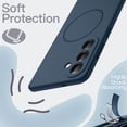 thumbnail image 5 of JETech Magnetic Silicone Case for Samsung Galaxy S26 Plus, Compatible with MagSafe, Silky Touch (Navy Blue), 5 of 7
