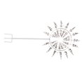 thumbnail image 1 of Metal Wind Spinner,Magical Windmill Silver Color Garden Wind Spinner Magical Metal Windmill Expertly Crafted, 1 of 8