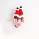 thumbnail image 2 of Escalera de escalada eléctrica de Papá Noel decoración navideña figura de Papá Noel adorno de muñeca (1 juego-rojo + blanco), 2 of 5