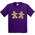 thumbnail image 3 of Inktastic Twin Gingerbread Boy and Girl Co Youth T-Shirt, 3 of 5