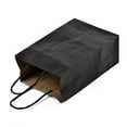thumbnail image 2 of Bulk Kraft Paper Bags Gift Shopping Carry Craft Brown Bag With Handles, 2 of 9