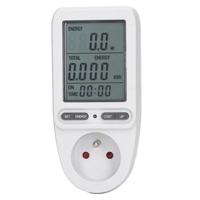 Toma de corriente inteligente con pantalla digital y medidor de energía para el hogar, enchufe FR
