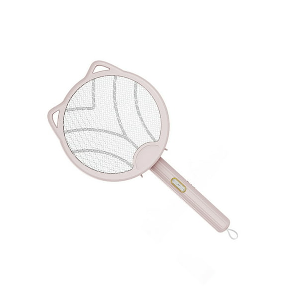 Advancent Lámpara de plagas de choque eléctrico USB LED Fly Bug Luz de control de insectos plegable Interior Exterior Catcher de bajo Repelente de insectos y plagas Rosa