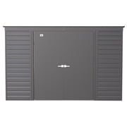 Arrow Select 10 x 4 x 6 ft Charcoal Steel Storage Shed