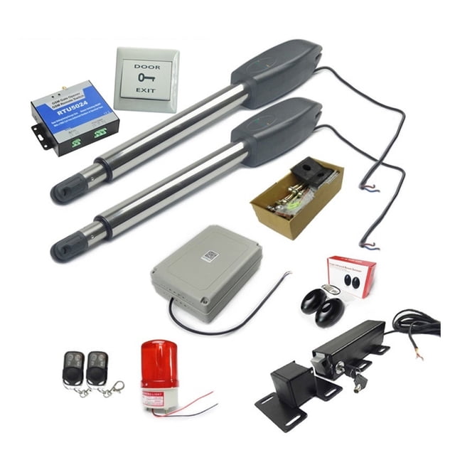 Automatic Dual Arms Electric Swing Door Gate Opener Operator Motor Actuator Closer Swing Gate Opener + Wifi Control System For Driveway ,Ultra-Quiet Operation