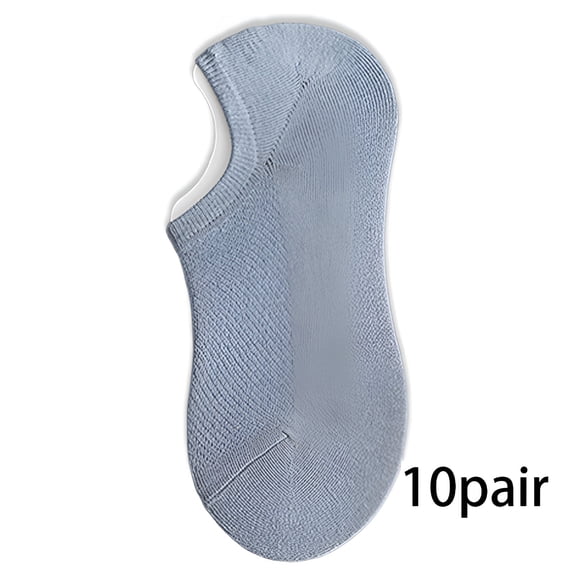 TELOLY 10Pairs Mens Ankle Socks9-13Mens Ankle Socks Size 9-11 Men's Socks ,Blue