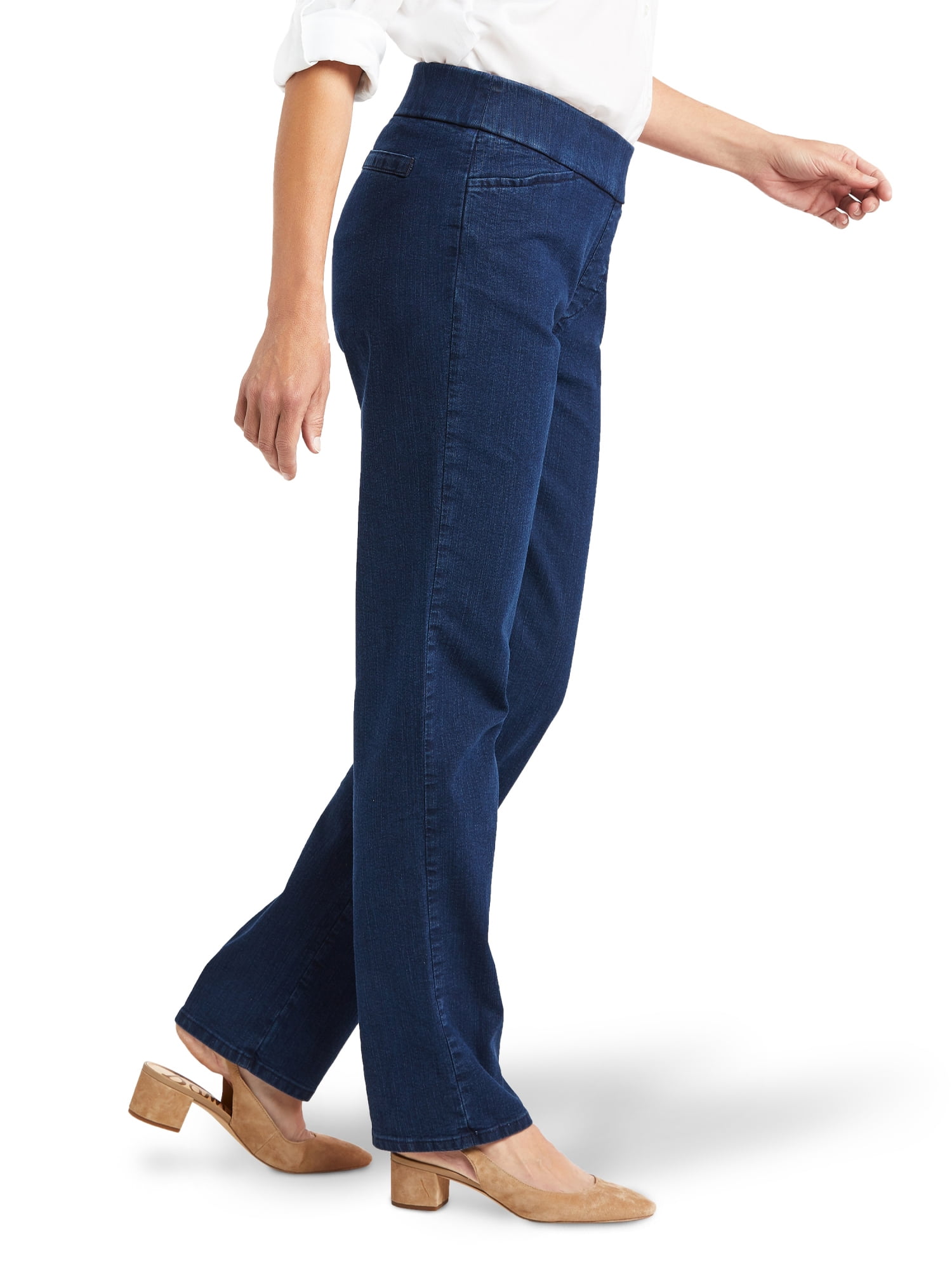 Donne Pantaloni Di Cotone Elastico A Vita Pantaloni In Twill Pantaloni Per Le Si