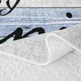 thumbnail image 5 of Manfei Kawaii Camper Twin Quilt Set 2 Pieces,Cute Adventure Car Twin Coverlet Set,Light Blue White,1 Bedspread and 1 Pillowcase, 5 of 7