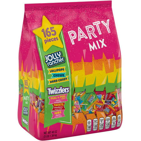 Jolly Rancher and Twizzlers, Snack Size Party Mix Assortment Candy, 48 Oz, 165 (Best Candy For Kids)