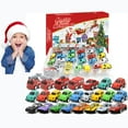 thumbnail image 6 of ​Car-Shaped Advent Calendar - 24 Day Christmas Countdown with Mini Toy Vehicles, Surprise Gift Box for Kids (No Candy)​​ Multicolour, 6 of 7