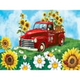 thumbnail image 1 of Pintura de diamante (DB5687) 5D DIY Girasol Coche Cuadrado Rhinestone Imagen 50x70cm FLhrweasw Nuevo, 1 of 1