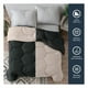 thumbnail image 2 of Edredón Matrimonial Acolchado Reversible Esquimal Relleno Down, Compatible Con Funda Duvet Negro/Khaki, 2 of 6