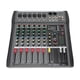 thumbnail image 1 of Mezclador de audio de 6 canales con transmisión en directo, consola de sonido para estudio de DJ, CA 100-240 V, con Bluetooth., 1 of 14
