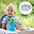 thumbnail image 4 of Tray Plates Baby Weaning Plate Metal Divider Plate Stainless Steel Food Storage Plate for Home Kitchen, 4 of 5