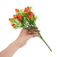 thumbnail image 5 of TOYMYTOY Realistic Red PVC Fake Strawberry Bunch for Vase Filling 5Pcs, 5 of 6