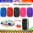 thumbnail image 4 of Silicone Cover Keyless Entry Case Fob Holder for Jaguar F-Type XJ XF P Smart Key (purple and pink), 4 of 4