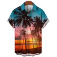 thumbnail image 3 of Camisas hawaianas de verano para hombre, camisas con estampado 3D para vacaciones en la playa, blusas casuales de manga corta para hombre, 3 of 5