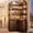 Vintage, variant on Corner Bookshelf with Cabinet, 74.5in Tall L Shape Corner Bookcase, 4-Tier Shelves, Anti-Tip, Adjustable Feet for Home