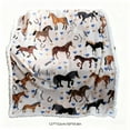 thumbnail image 3 of Horse Blanket for Girls - Perfect Horse Gifts for Girls - Soft & Cozy 50x60 inch Throw Blanket, Loved by Kids and Granddaughters - Equestrian Gifts for Women, 3 of 7