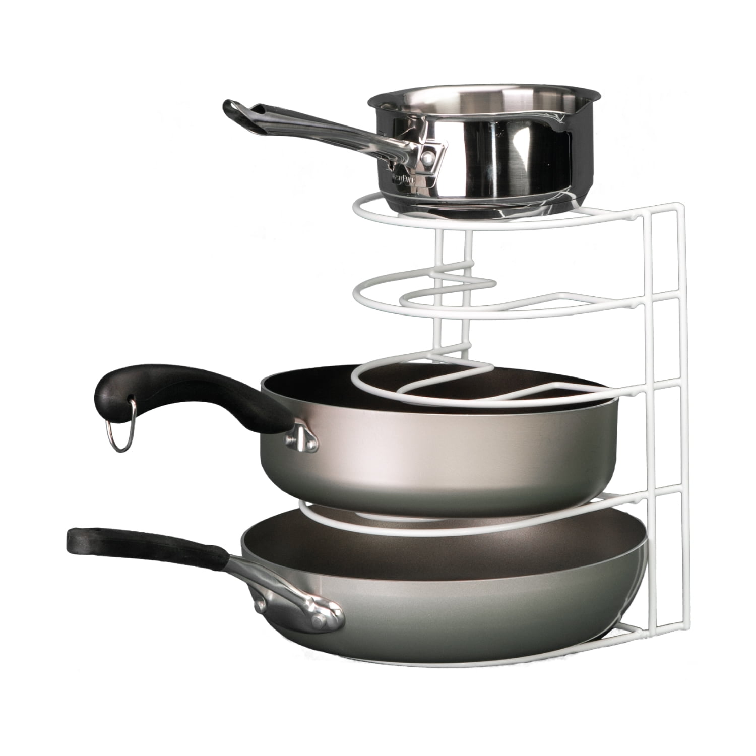 Panacea Pot Pan Organizer, White