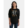 thumbnail image 2 of Women's Halloween Howdy Graphic Fleece Sweatshirt from Way to Celebrate, Sizes S-3XL, 2 of 5