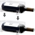 thumbnail image 1 of Porte-Bouteilles Ultra Moderne - Porte-Bouteilles Transparent - Porte-Bouteilles Horizontal Prolonge la Vie du Vin et du Liège - Porte-Bouteilles Empilables - 2 Bouteilles Chacun - Transparent, 1 of 5