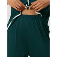 thumbnail image 4 of DARING DIVA Women's Long Sleeve Pullover Pajamas Sets XL Green, 4 of 6