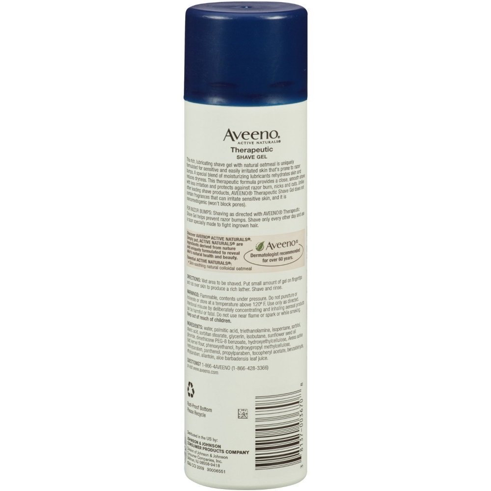 4 Pack - AVEENO Therapeutic Shave Gel 7 oz - image 5 of 6
