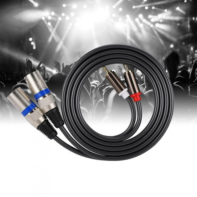 Gold Plated Durable 1.5M Audio Connection Cable, For To XLR Cable, For Microphone Mixer
