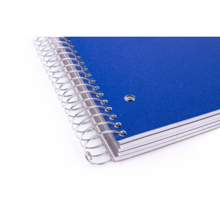 Mintra Office 5-Subject Spiral Notebook, 200 Sheets, Blue photo 6