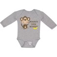 thumbnail image 3 of Inktastic Mommy's Little Monkey Boys or Girls Long Sleeve Baby Bodysuit, 3 of 5