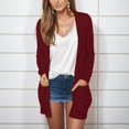 thumbnail image 2 of Long Sleeve Cardigan For Women Fall Open Front Cardigan With Pockets Casual Duster Lightweight Cardigan Sweater, 2 of 7