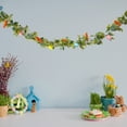 thumbnail image 6 of Mikilon 70.87" Easter Garland Faux Spring Vine With Easter Eggs Berries for Rustic Mantle Arch Home Table Tree Decoration (Green/Blue/Pink), 6 of 6