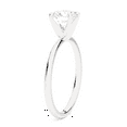 thumbnail image 3 of 5/8 Carat Lab Grown Diamond Classic Solitaire Engagement Ring for Women in 14k White Gold (D-E, VVS2-VS1, cttw) Promise or Anniversary Ring Size 5.5 by Privosa Fine Jewelry, 3 of 7