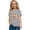 Grey, variant on Valora Little Kid Easter Bunny Graphic Short Sleeve Tee for Girls Soft Casual Round Neck Toddler Kids Top Blue 4-5 Years