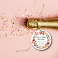 thumbnail image 4 of Pop It When She Pops Champagne Tag  30 Pack  2.5" inch Circle Tag with Pre-Cut Hole  Baby Shower Party Favor Tag  Boho Flowers and Greenery Wreath Design for Baby Shower Party Favor, 4 of 8