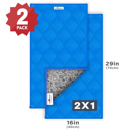 UPC: 0682198734969 | 2ct Paw Inspired Guinea Pig Cage Liners | Washable Fleece Bedding or Small Animal Bed Mat for Guinea Pigs  Ferrets  Rabbits  Hamsters | Absorbent Pee Pad with Waterproof Bottom (C&C 2X1  Blue)
