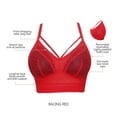 thumbnail image 5 of PARFAIT Women's Mia Dot Wire-Free Bralette Racing Red - 34D, 5 of 6