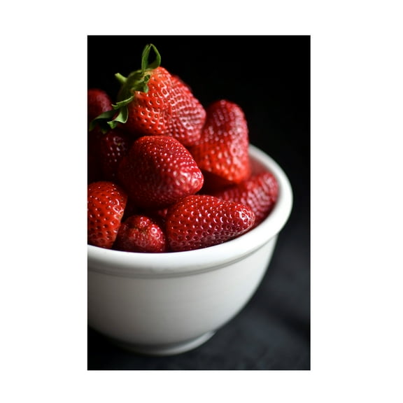 Mike Melnotte 'Strawberry Still' Canvas Art
